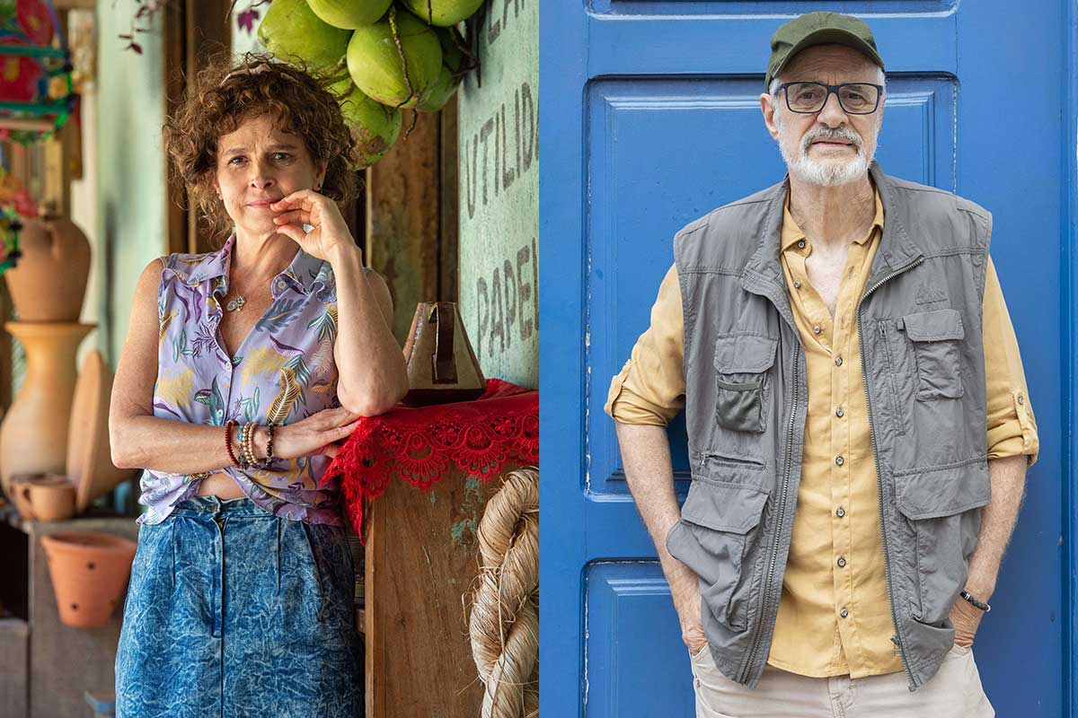 Núbia (Drica Moraes) e Dante (Marcos Caruso) em Travessia