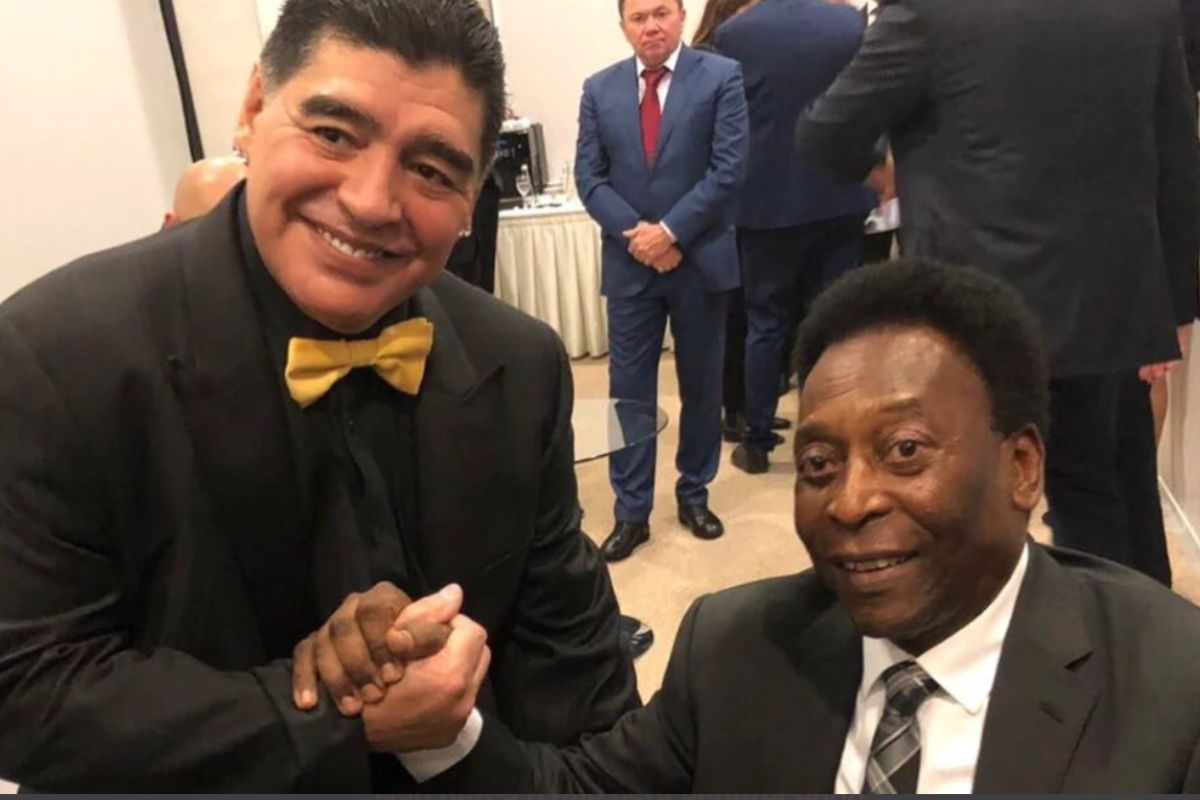 pele e maradona