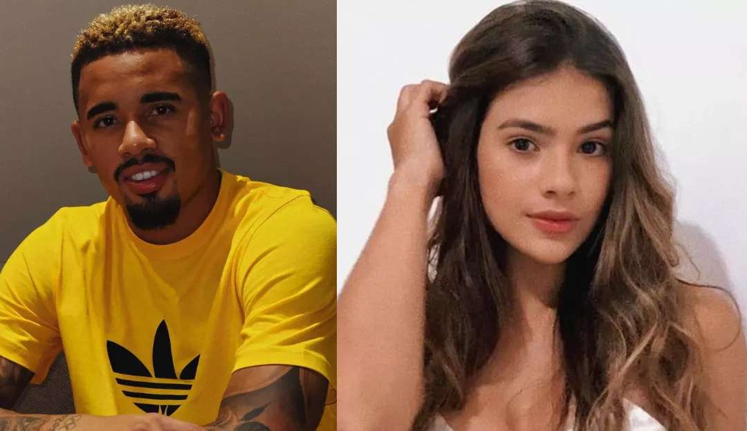 Gabriel Jesus recebe apoio de namorada em redes sociais