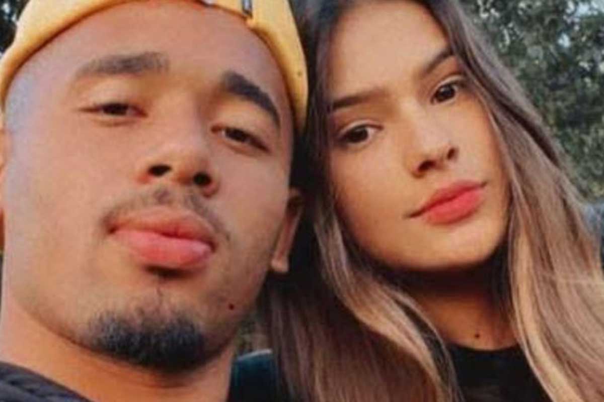 Raiane Lima e Gabriel Jesus