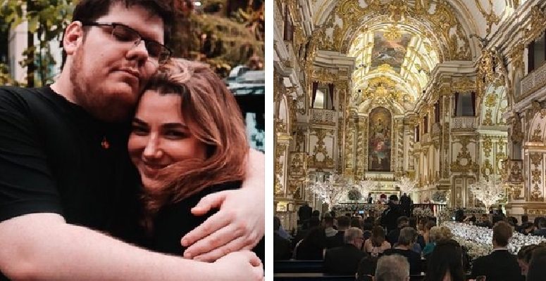 VÍDEO: Casimiro e Anna Beatriz se casam no Rio de Janeiro; veja