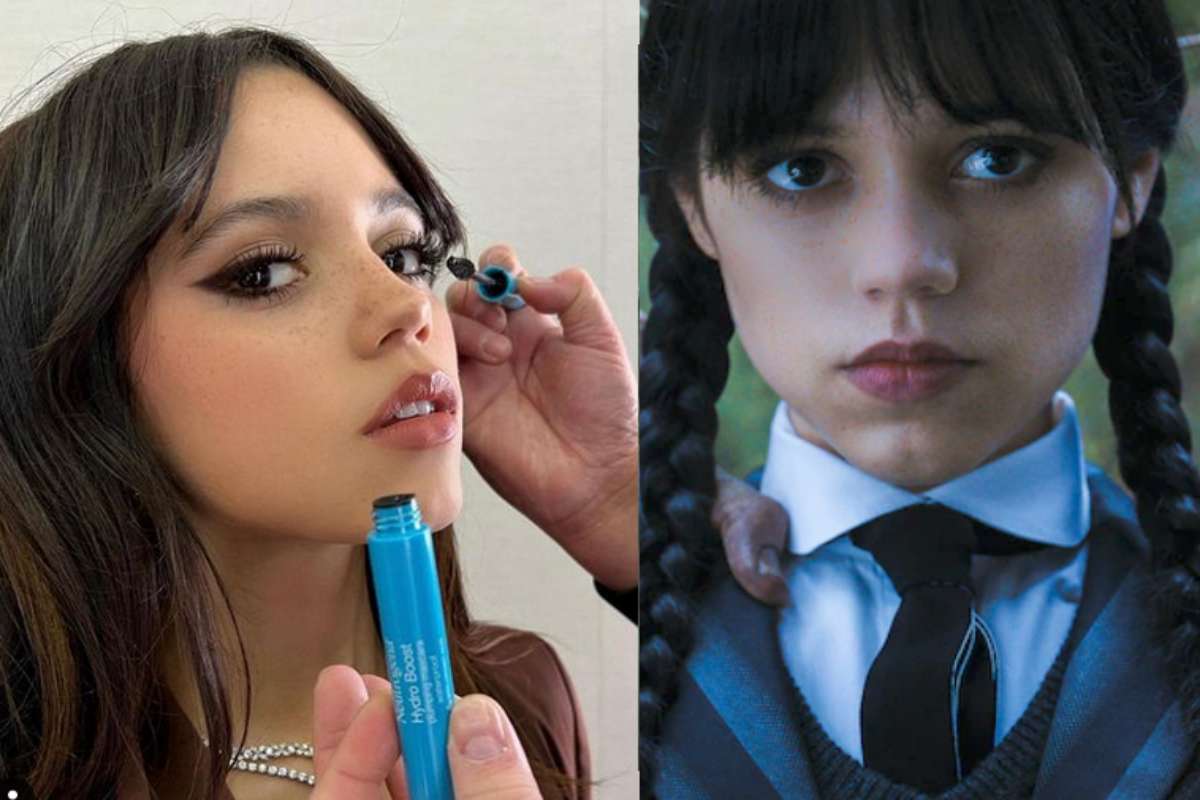 Jenna Ortega não pisca na série Wandinha