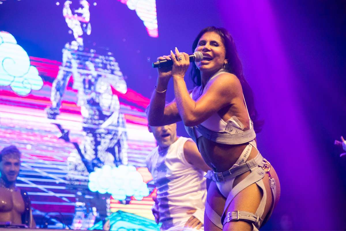 Gretchen canta em São Paulo