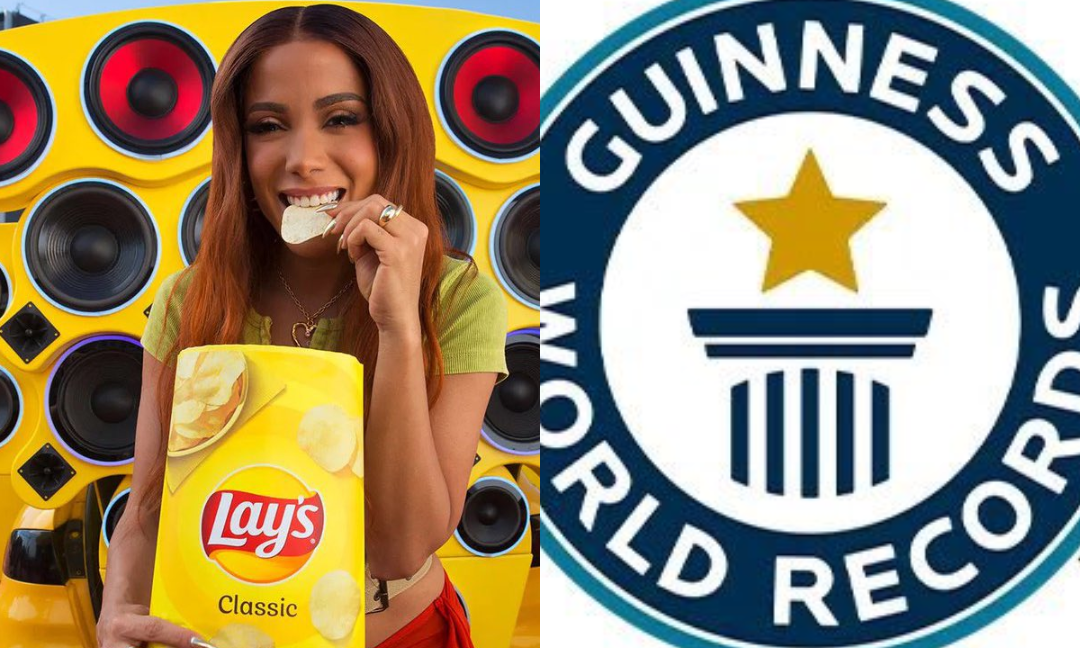 Anitta recebe novo título no Guiness World Records