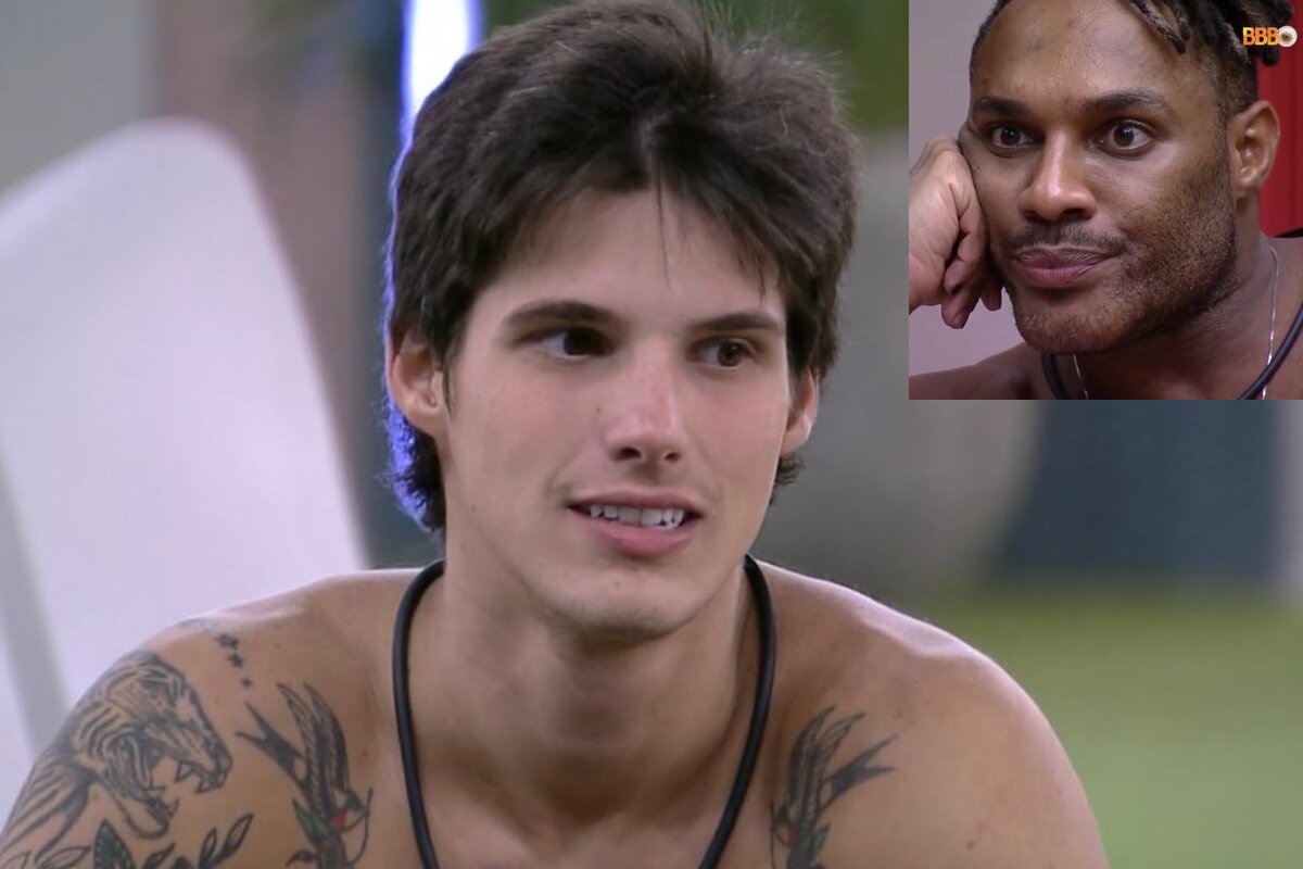 BB23 Gabriel Tavares sem camisa - Fred Nicácio no detalhe