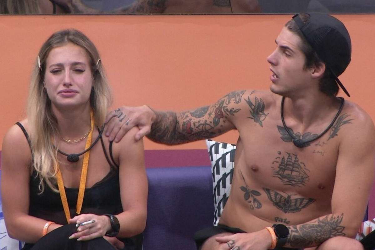 Bruna e Gabriel no BBB23