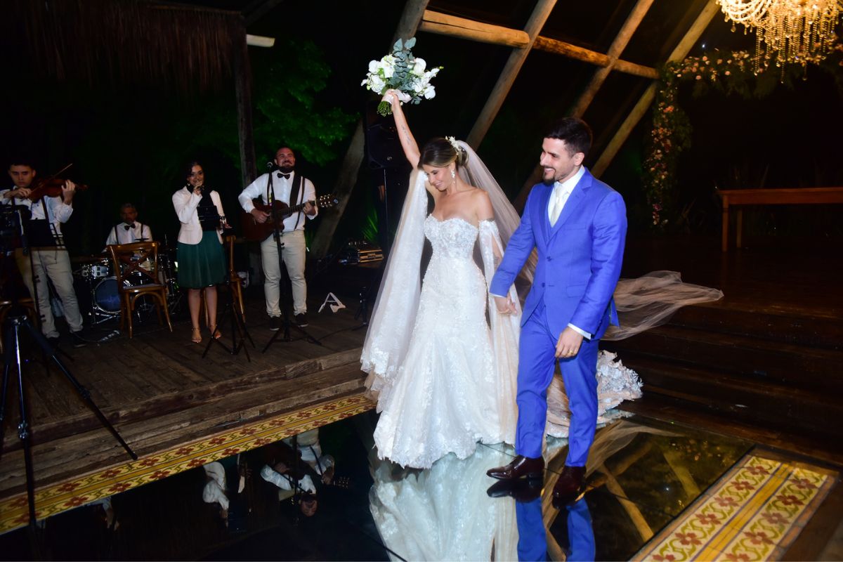 Cacau Colucci e Bruno Lima se casam em São Paulo