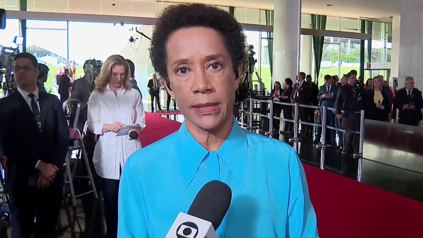 VÍDEO | Zileide Silva se estressa ao vivo na posse de Lula na Globo: “não dá”