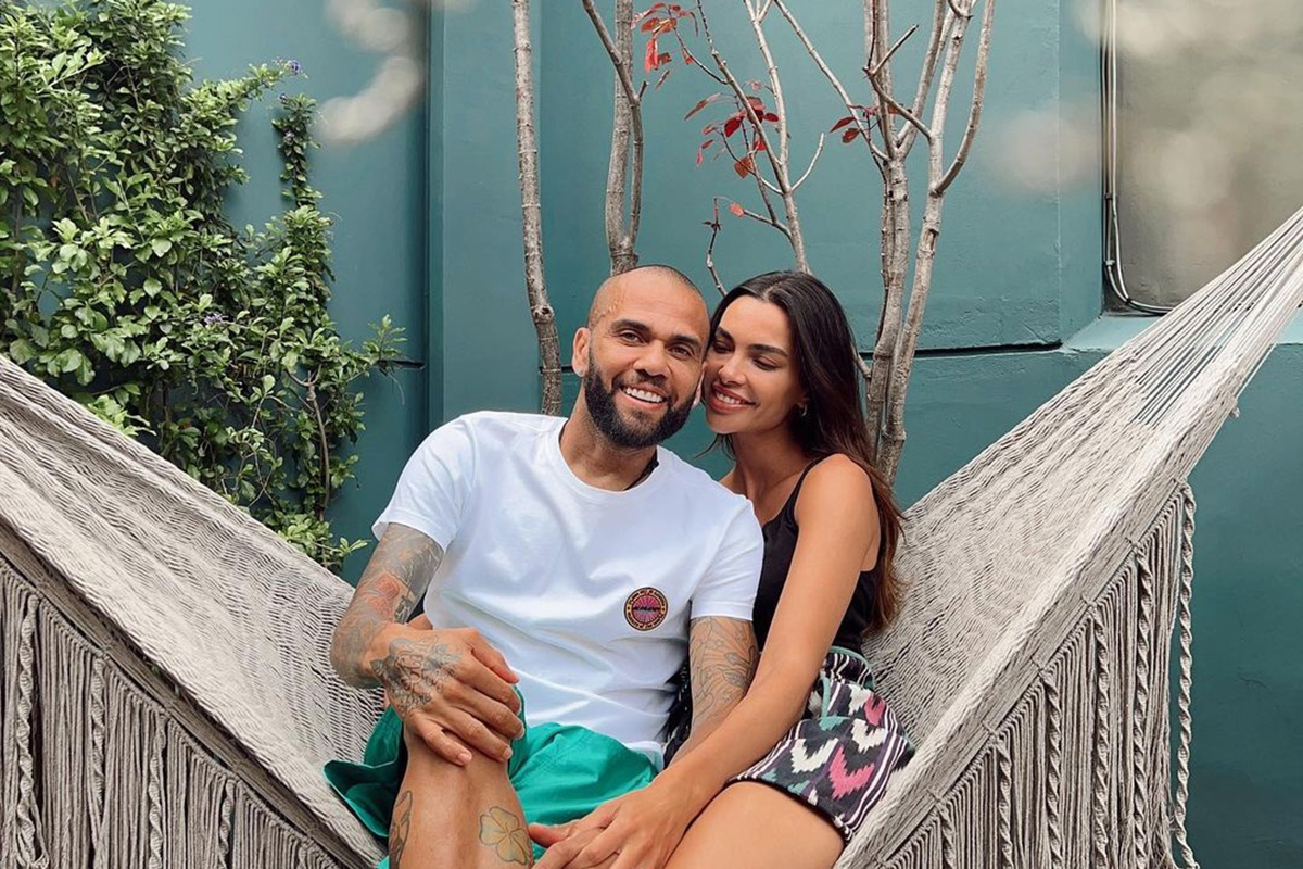 Daniel Alves e Joana Sanz