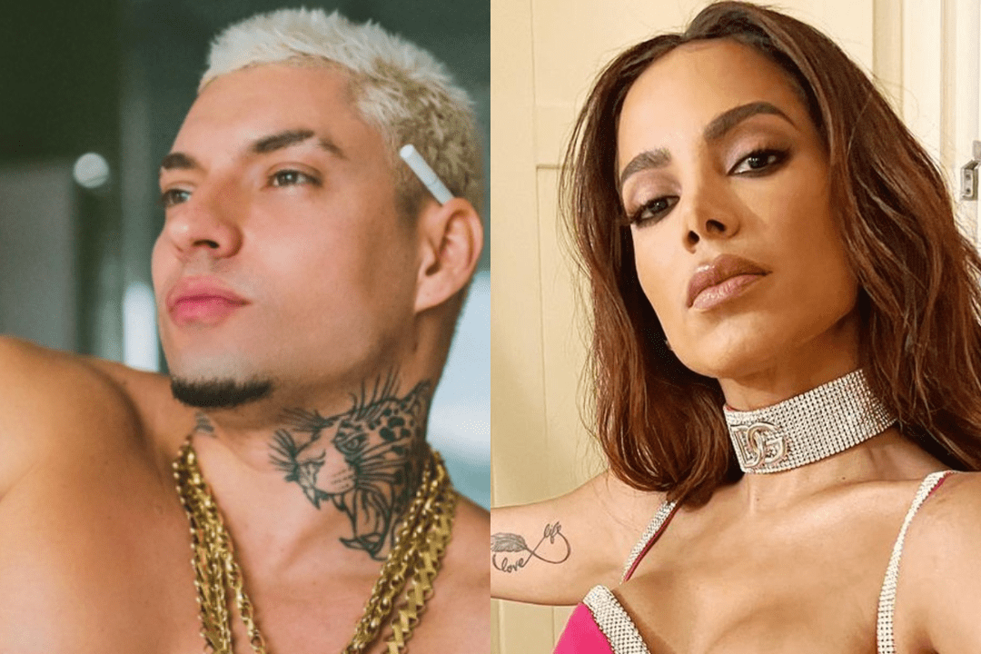 Anitta e Felipe Ret vivem affair e dão ‘fugidinha’ da festa
