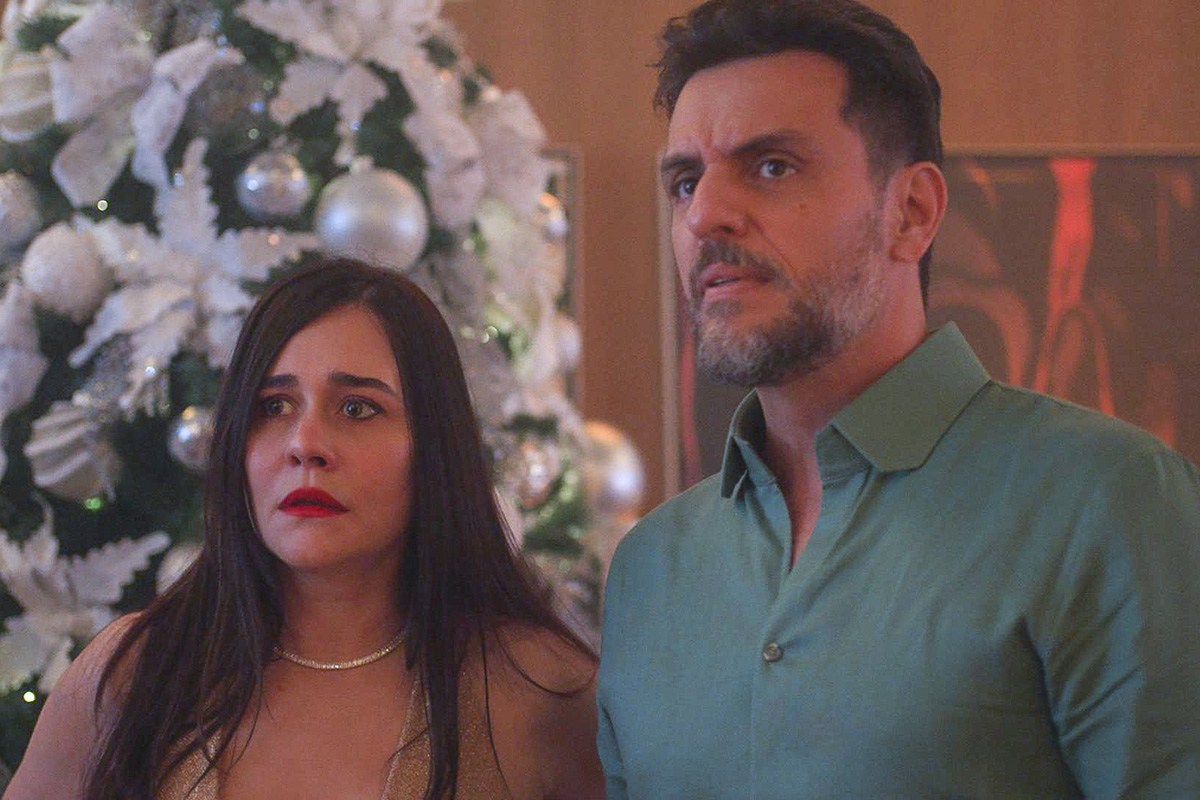 Guida (Alessandra Negrini) e Moretti (Rodrigo Lombardi) em Travessia