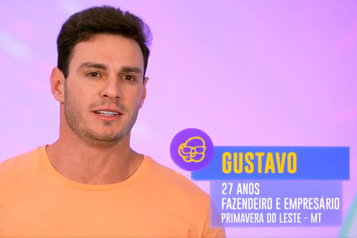 Gustavo é mais um participante do grupo Pipoca do BBB23