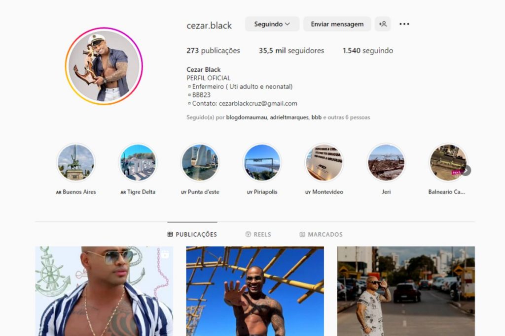 Instagram Cezar Black