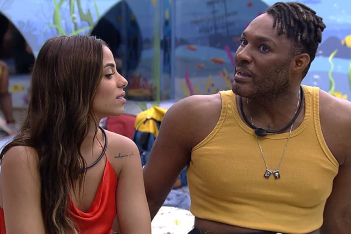 key alve e fred nicácio conversando no quarto fundo do mar do bbb23