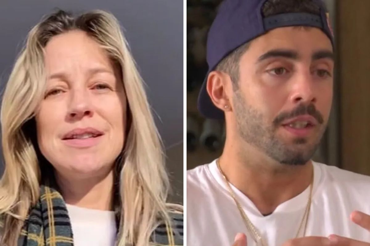 luana piovani reagindo a pedro scooby no fantástico