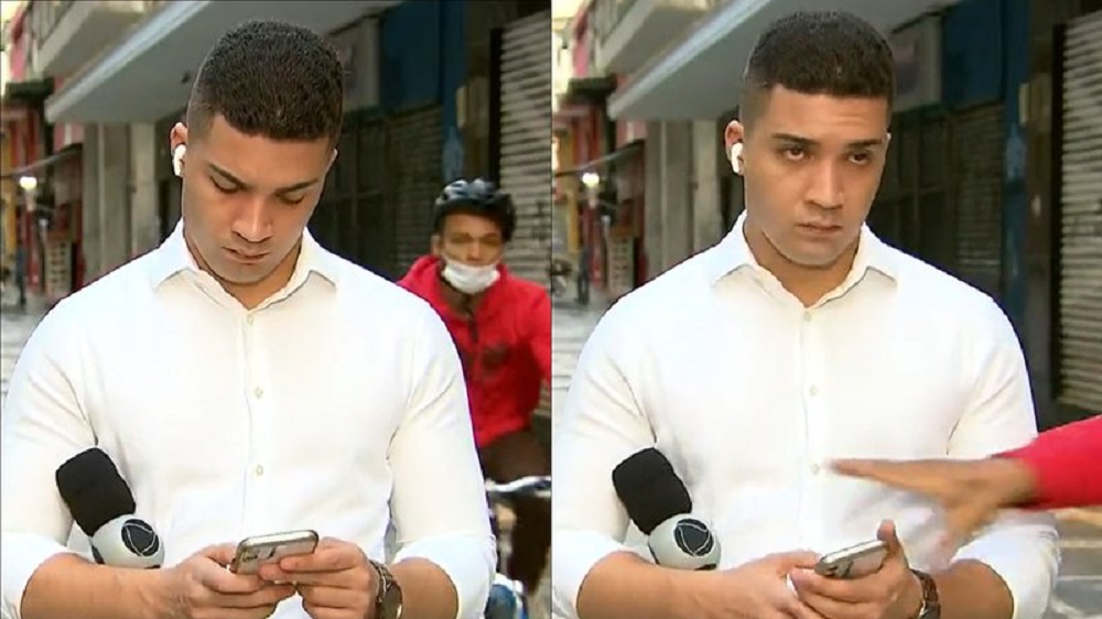 Repórter da Record sofre tentativa de assalto durante reportagem: “Pega, ladrão”; veja vídeo