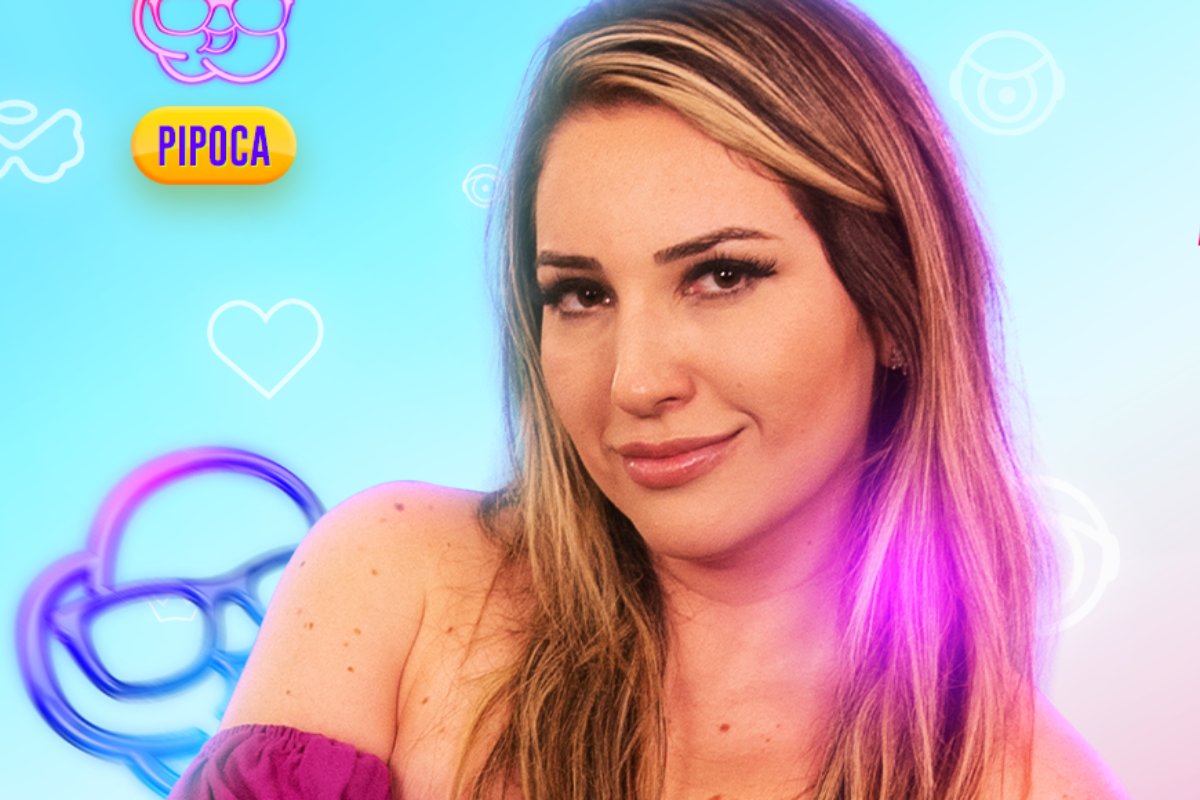 retrato de amanda em anúncio do bbb23
