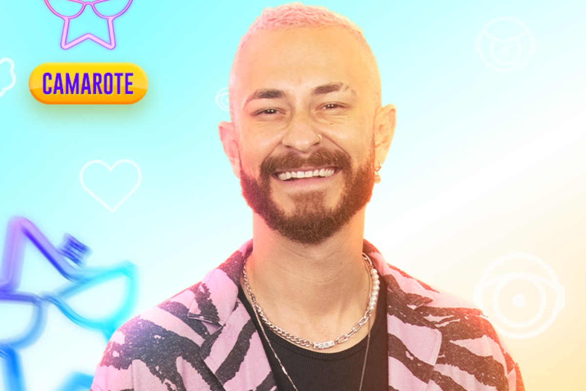 retrato de fred sorrindo no anúncio do bbb23