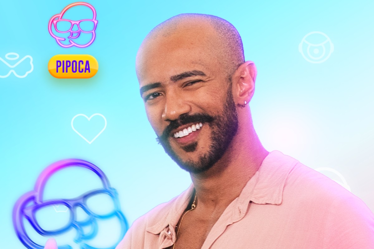 retrato sorridente de ricardo em anúncio do bbb23