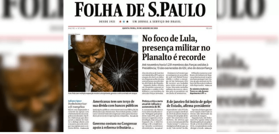 Folha de S.Paulo é detonada após montagem com foto do presidente: “Criminosa”
