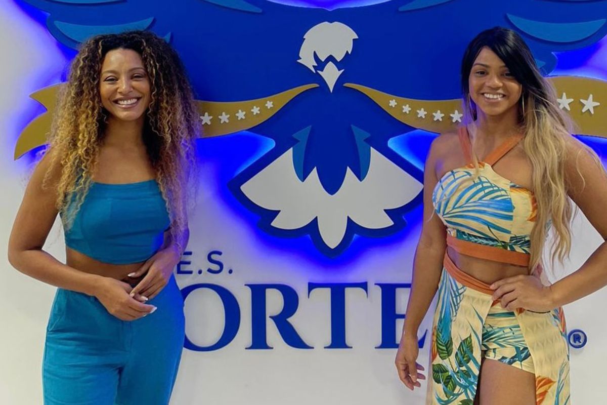 Sheron Menezzes e Bianca Monteiro na Portela
