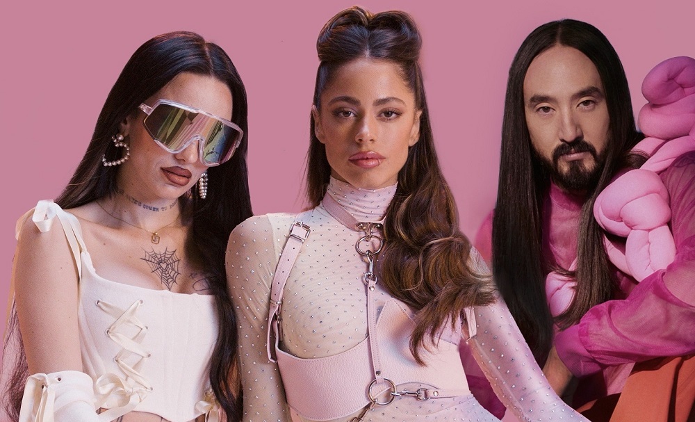 TINI une forças a La Joaqui e Steve Aoki em uma irresistível cumbia eletrônica
