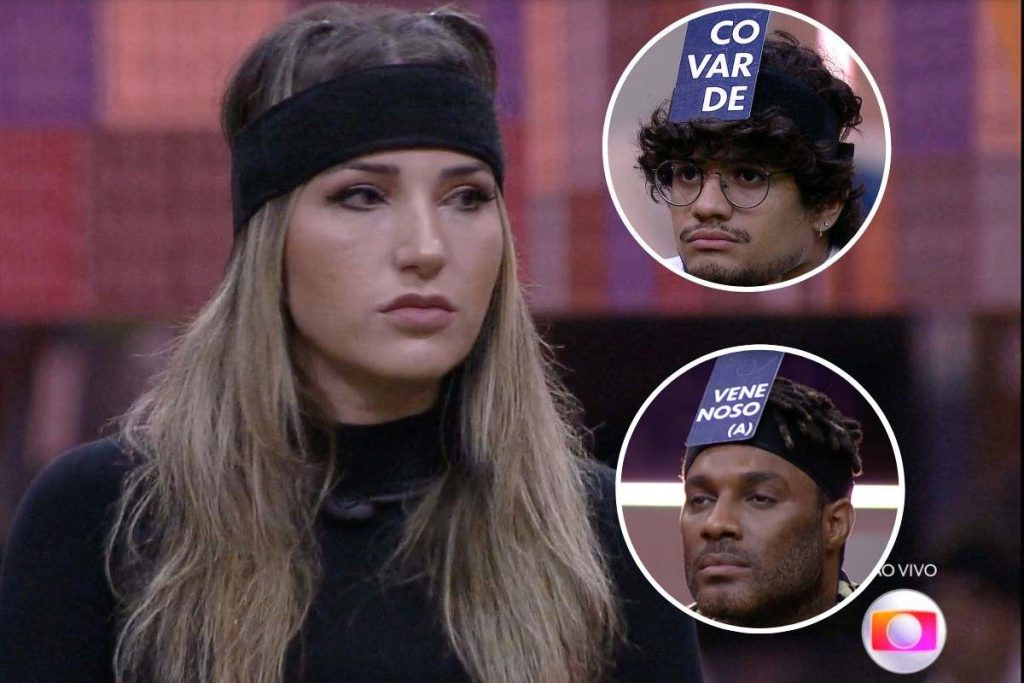 Amanda escolhe Gabriel e Fred no Jogo da Discórdia