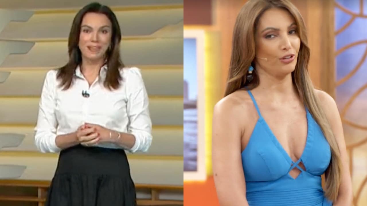 Ao vivo, Ana Paula Araújo debocha de plateia repetida no Encontro: “Vai acabar ganhando crachá”