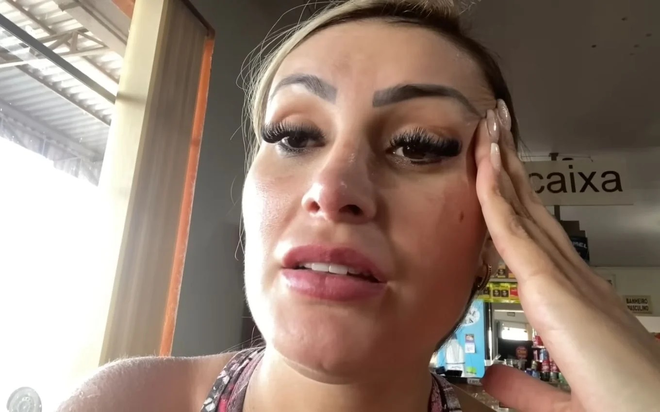 VÍDEO: Ex-marido usa sacos de lixo para despejar Andressa Urach: “Estou tão horrorizada”