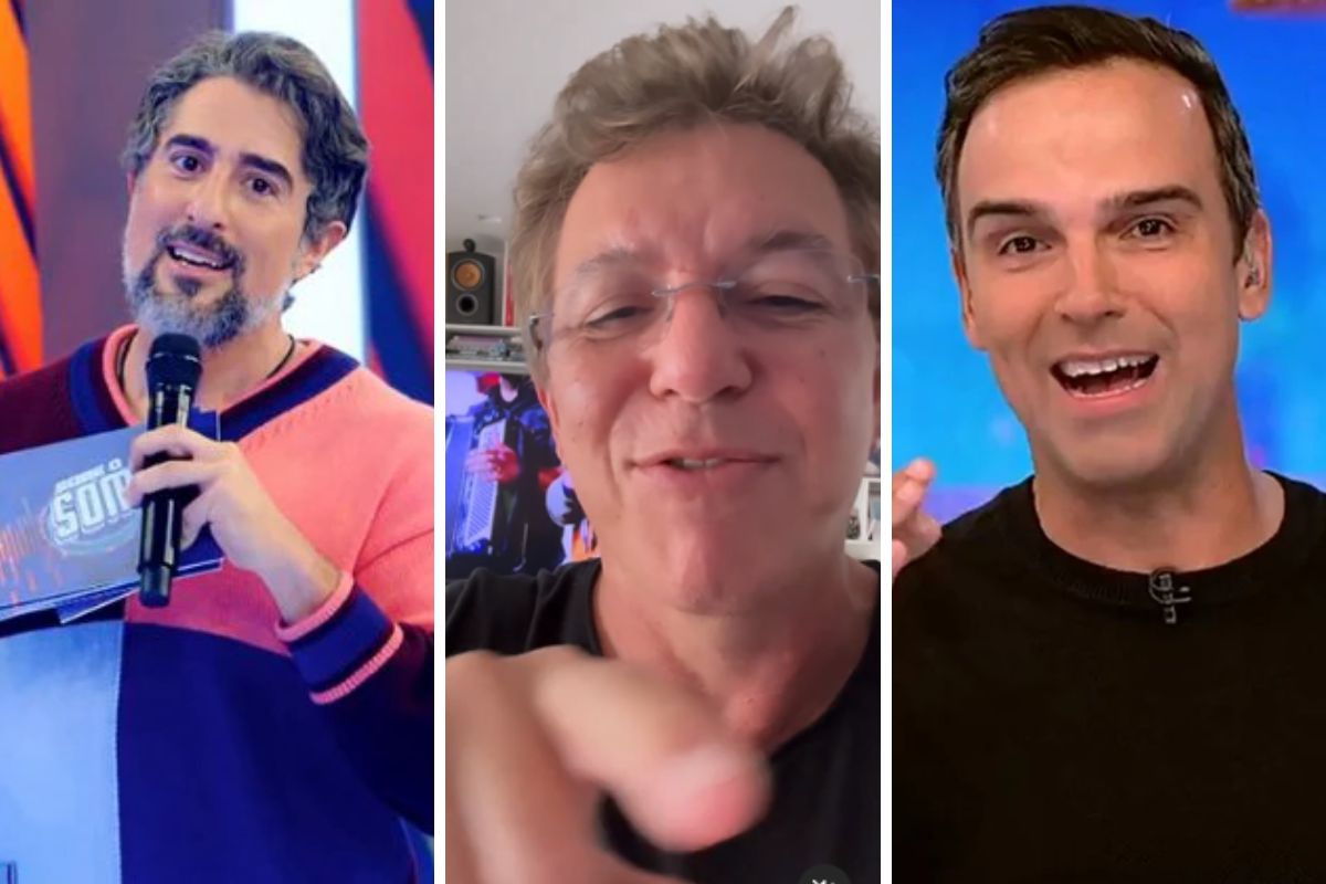 boninho, marcos mion e tadeu schmidt