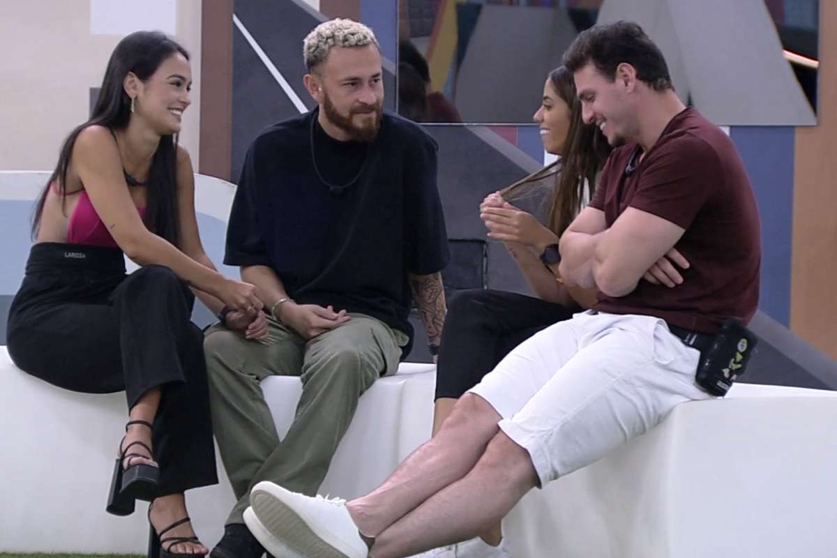 Larissa, Fred, Key e Gustavo no BBB23