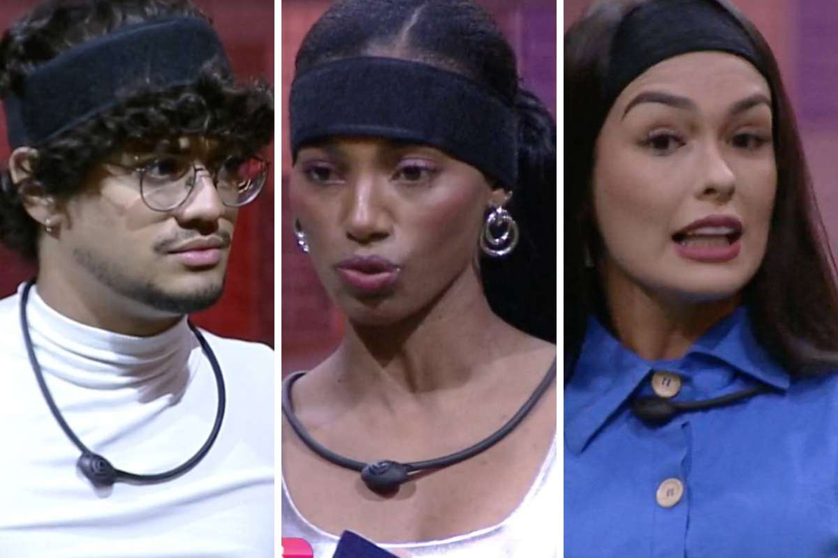 Gabriel, Tina e Larissa no Jogo da Discórdia