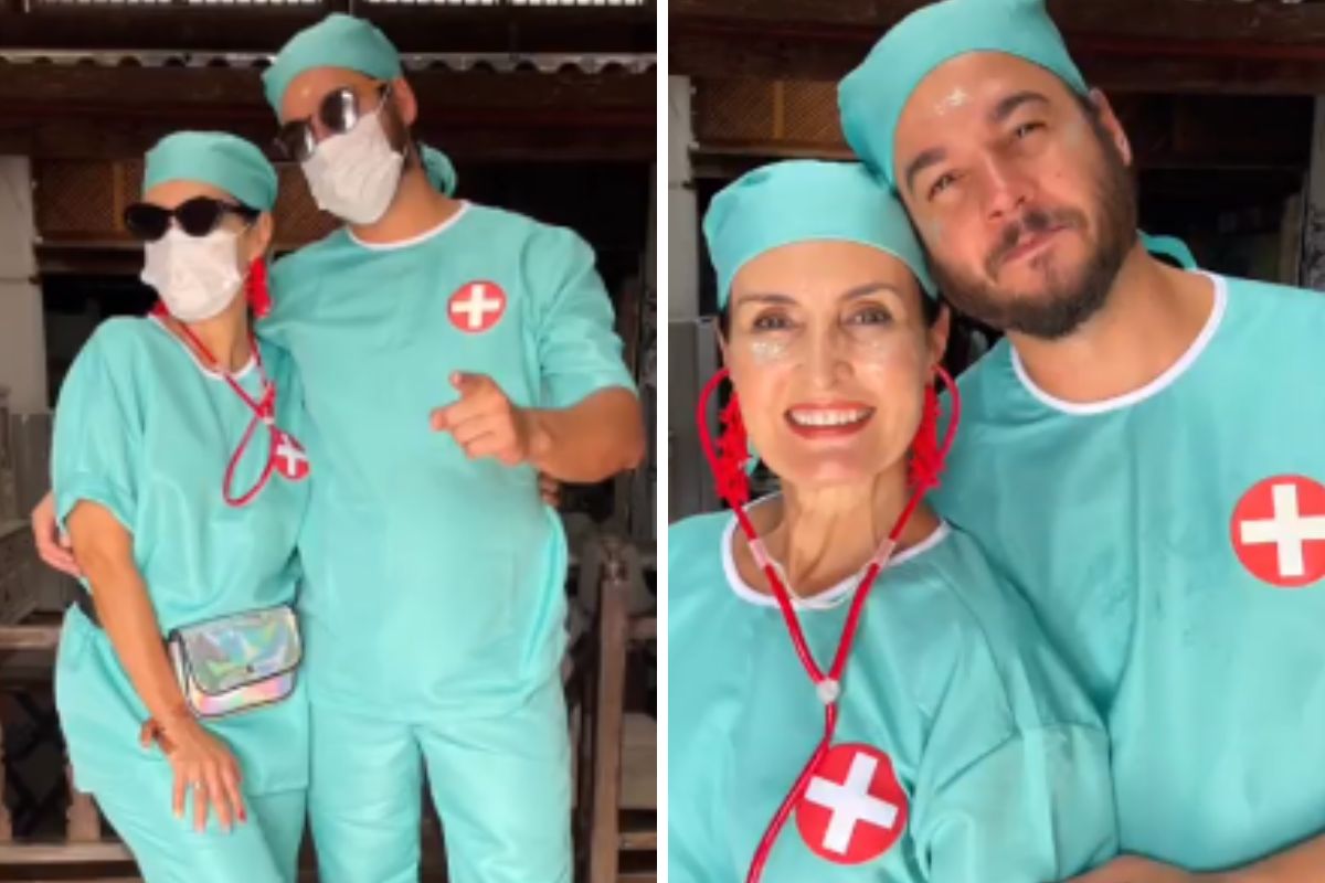 Fátima Bernardes E Túlio Gadêlha Se Disfarçam Para Curtir Carnaval Fofocas E Famosos 