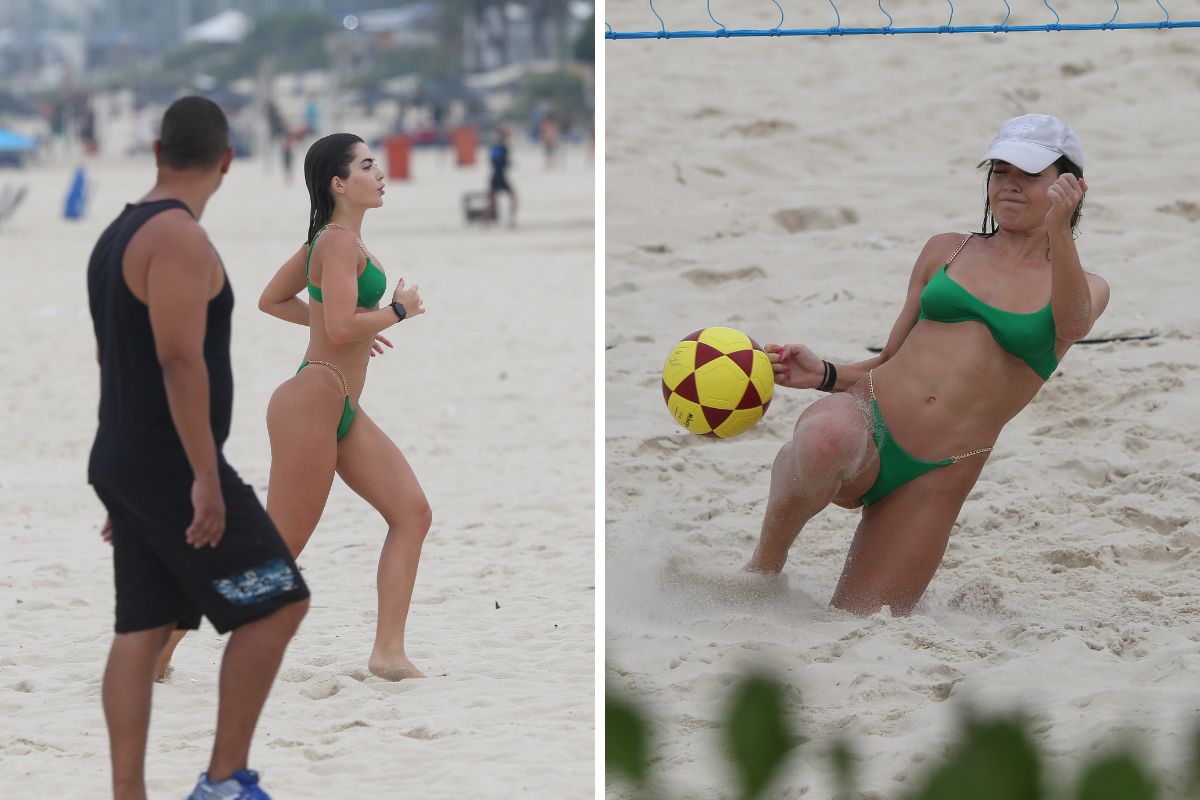 jade picon na praia da barra da tijuca