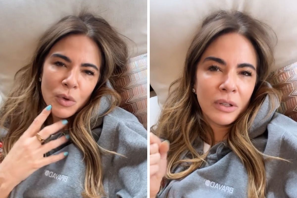 luciana gimenez falando do acidente na neve