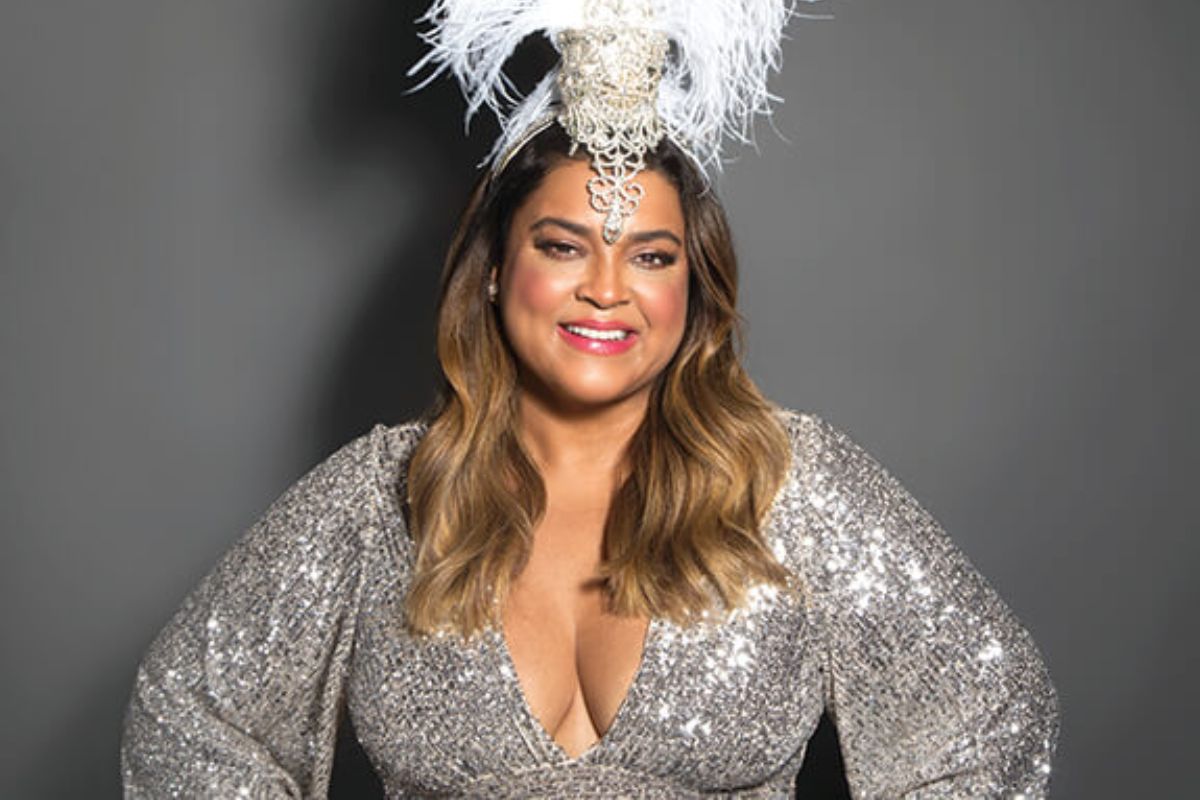 Preta Gil com look de Carnaval