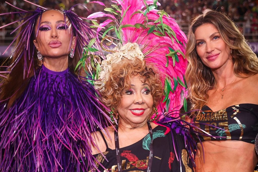 Sabrina Sato, Alcione e Gisele Bündchen