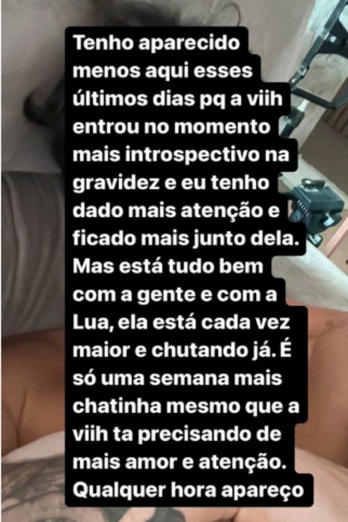 Stories de Eliezer no Instagram explicando sumiço das redes sociais