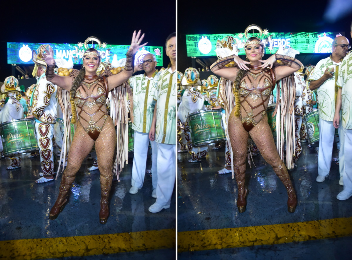 Viviane Araujo na Mancha Verde