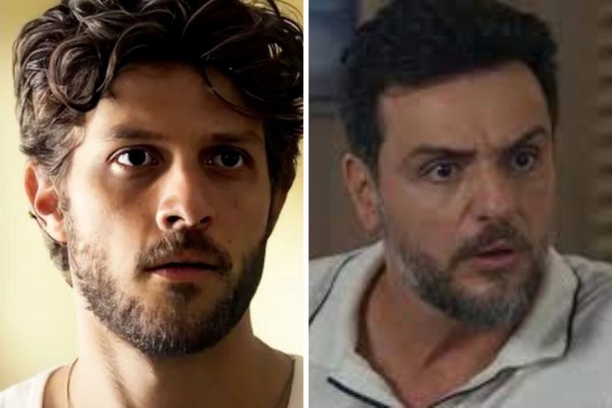 Ari (Chay Suede) e Moretti (Rodrigo Lombardi) em Travessia