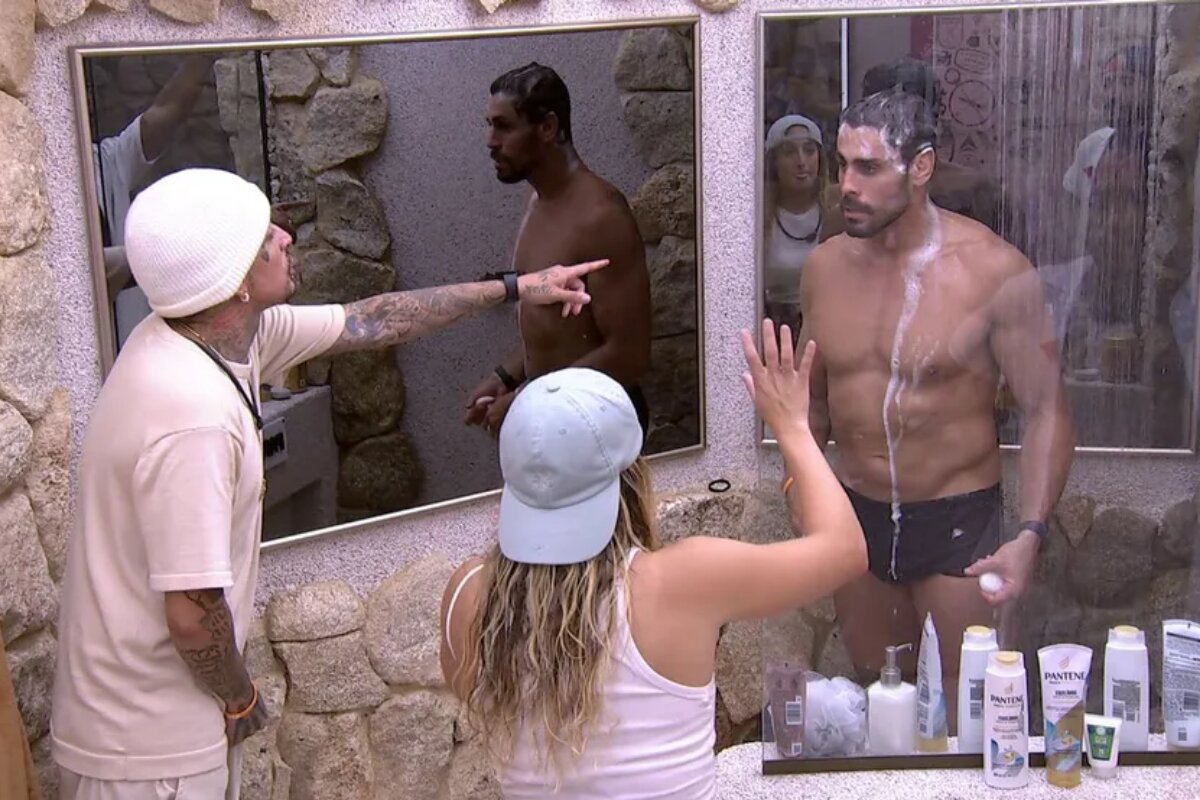 BBB23 Guimê brigando com Cara de Sapato