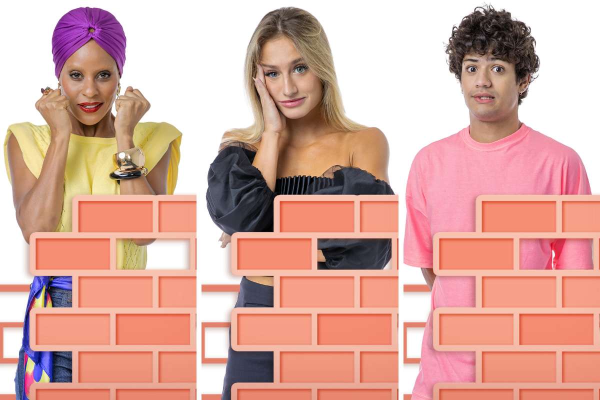 Aline, Bruna e Gabriel no Paredão