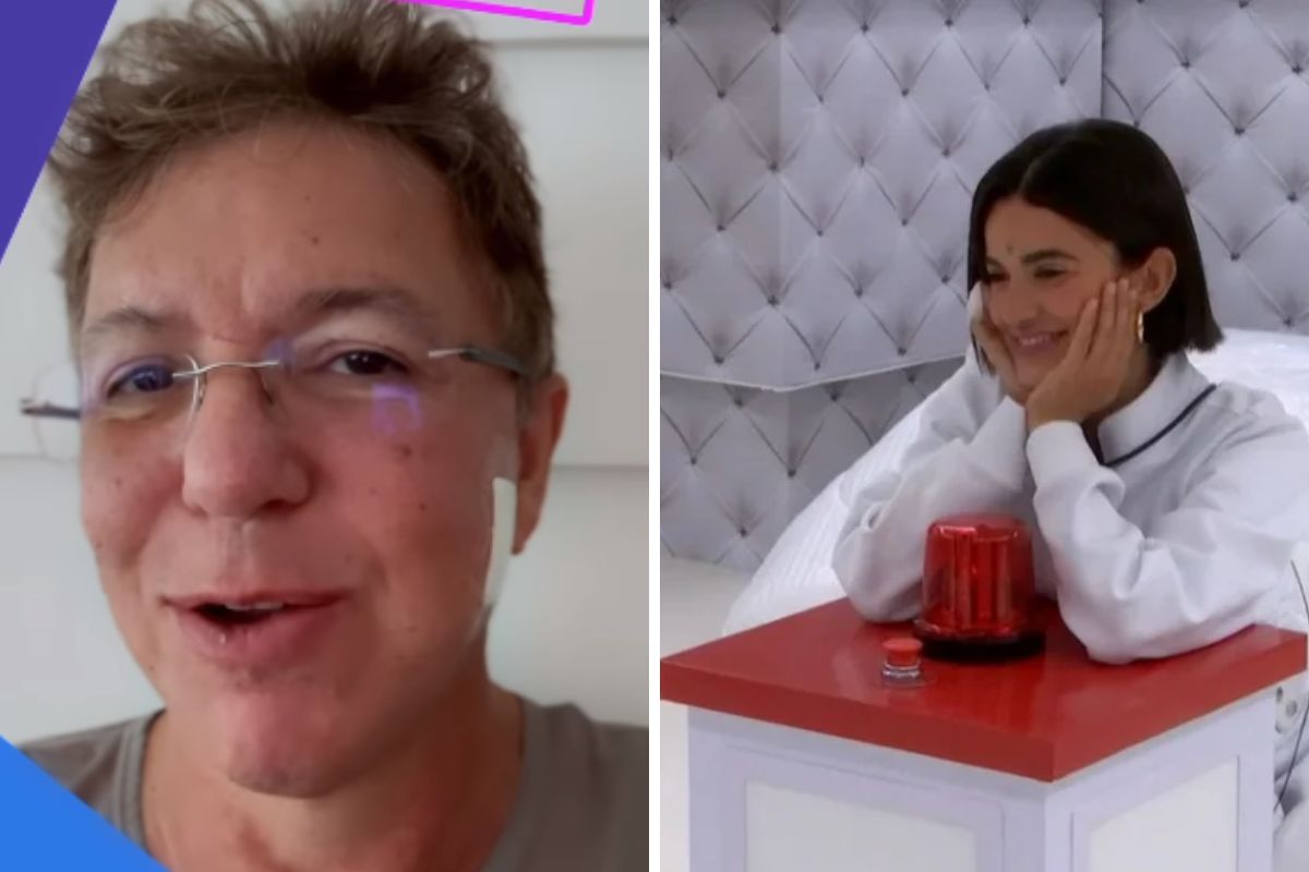 Boninho e Manu Gavassi no Quarto Branco
