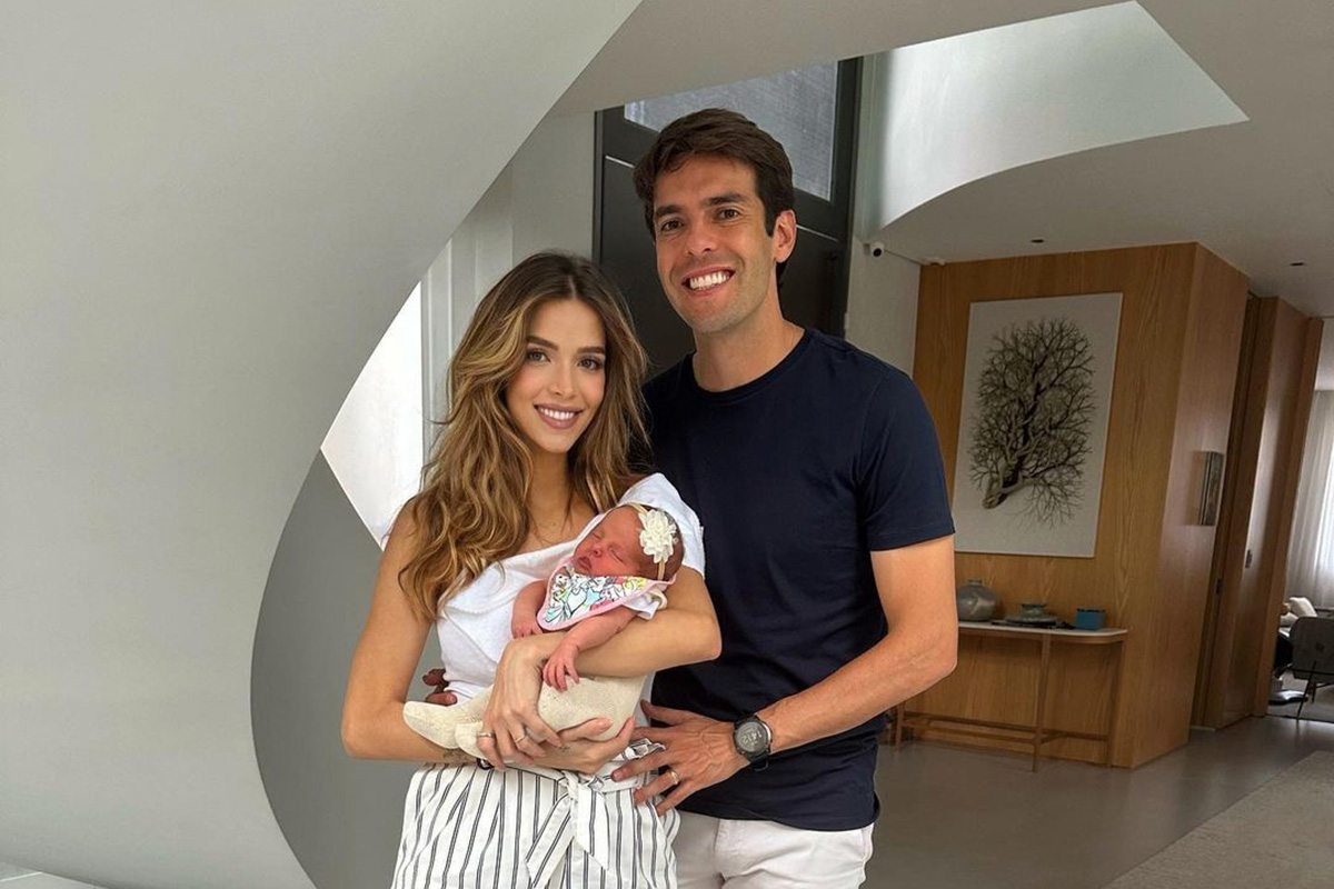 Kaká, Carol Dias e a filha