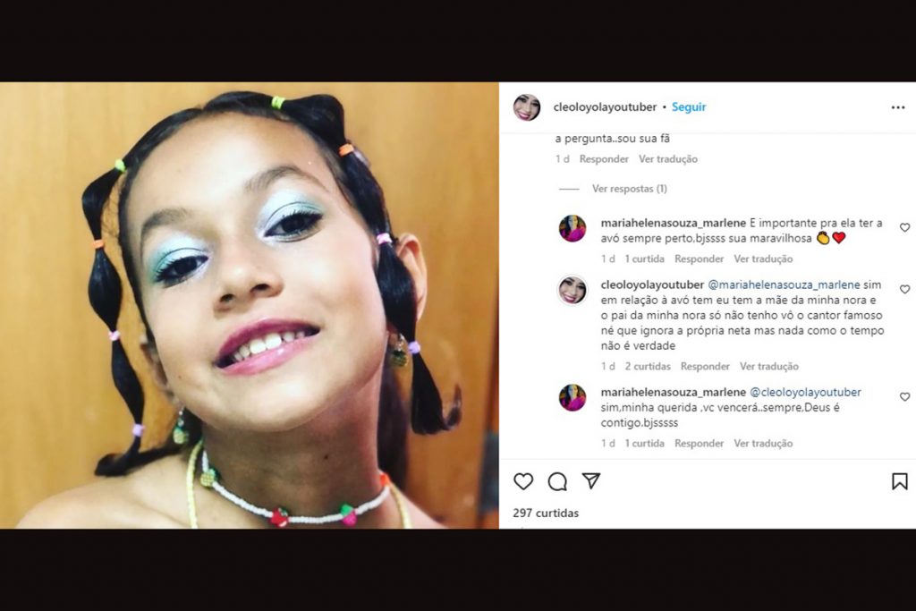 cleo-loyola-instagram-1024x683-1 Cleo Loyola, ex-mulher de Luciano Camargo, diz que o cantor ignora a neta