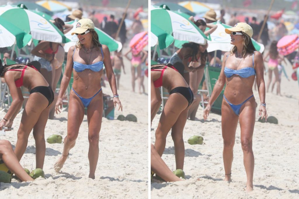 flávia alessandra na praia