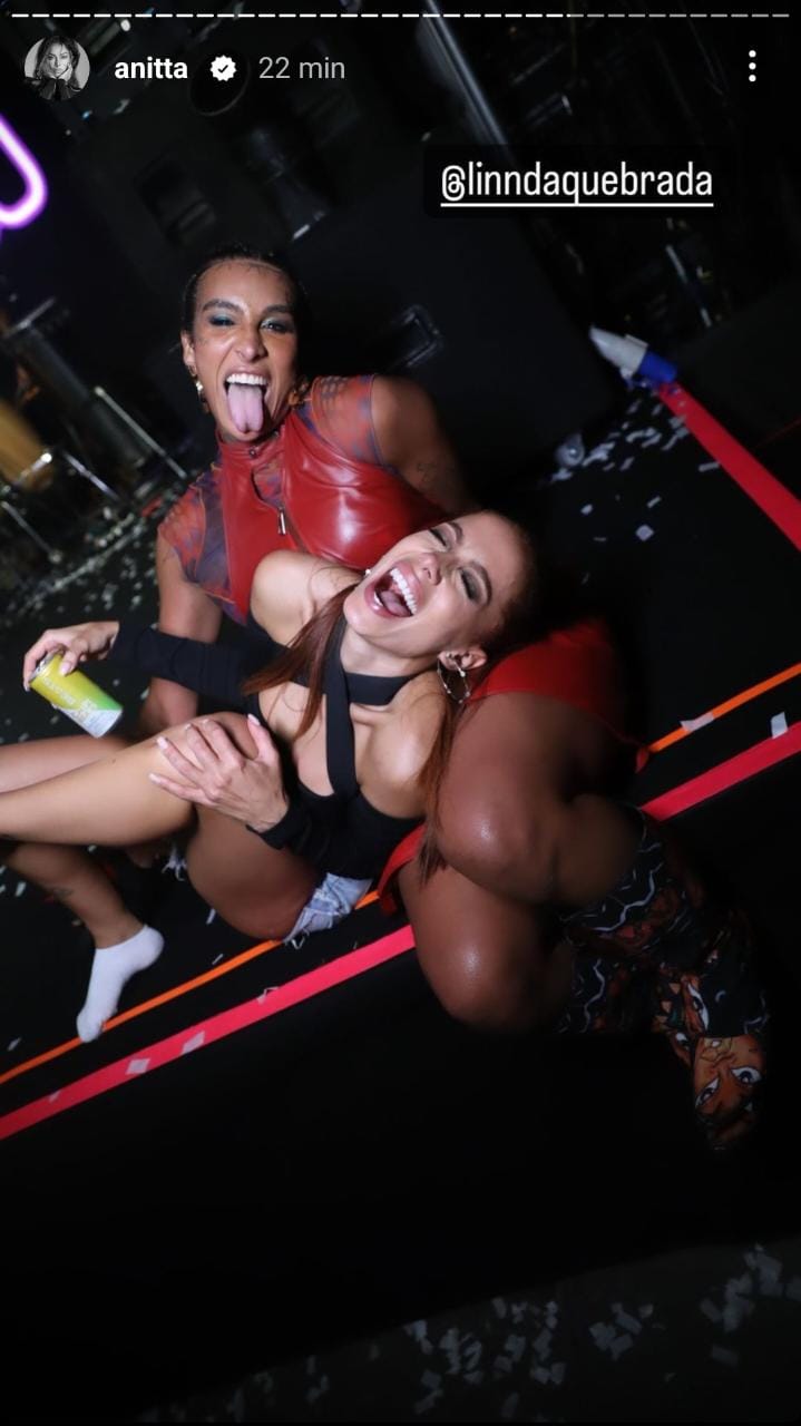Anitta e Linn da Quebrada. Foto: Reprodução/Instagram/@anitta