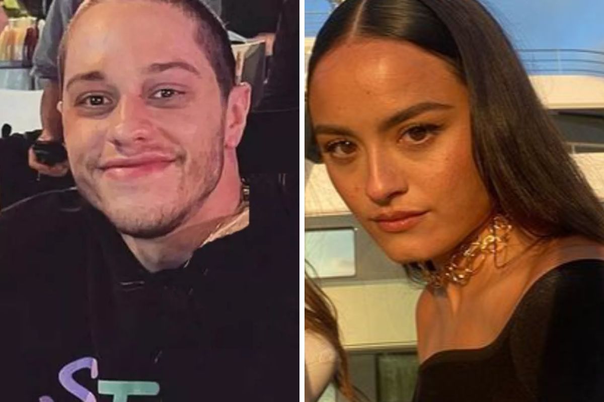 Fotomontagem de Pete Davidson e Chase Sui-Wonders