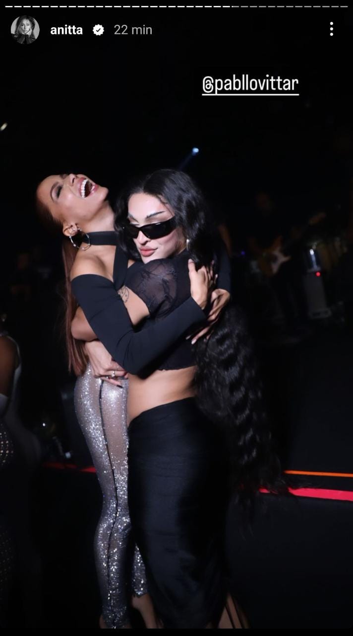 Anitta e Pabllo Vittar. Foto: Reprodução/Instagram