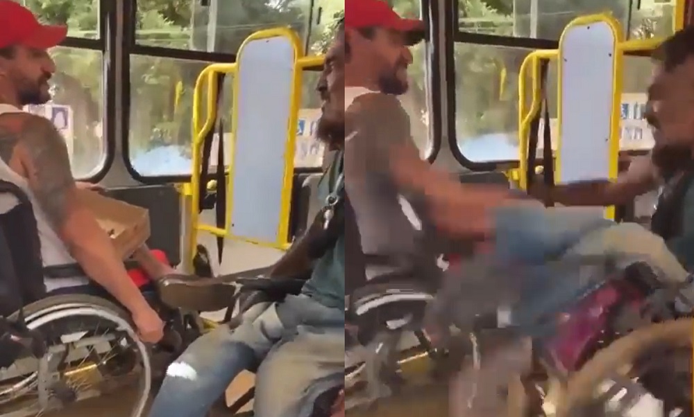 ASSISTA: vídeo que mostra briga entre cadeirantes viraliza na web